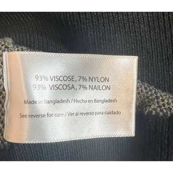 Isaac Mizrahi New York Womens Camouflage Knit Sweater Large93% Viscose 7% Nylon - Picture 5 of 5